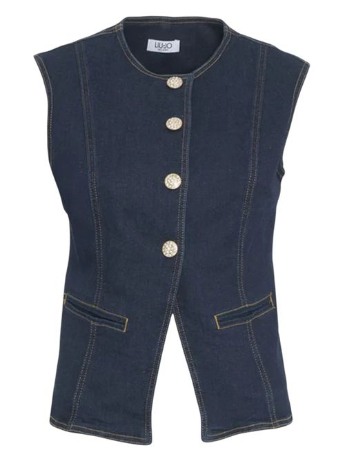 Gilet donna blu LIU JO | UA6345D4925/77000